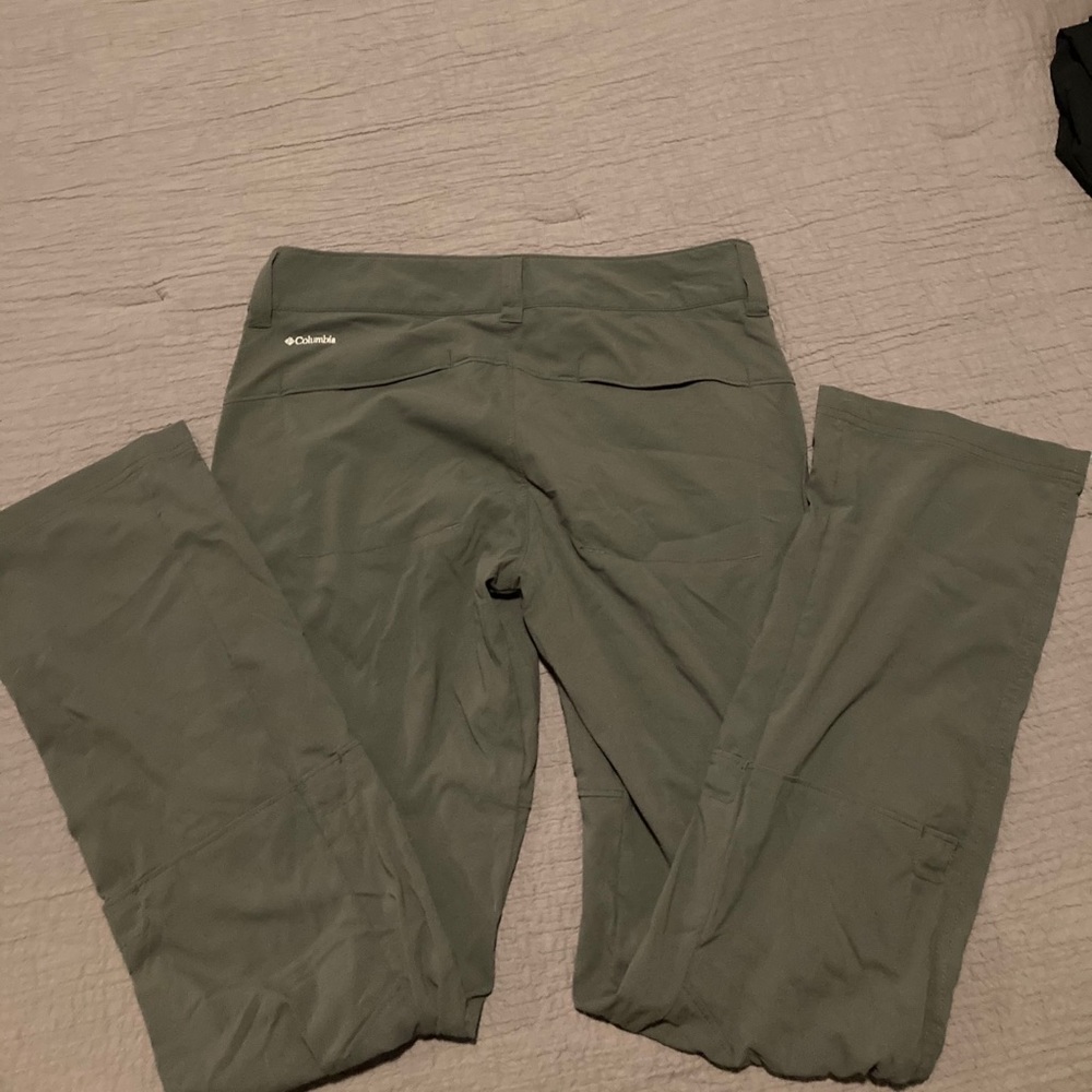 Columbia Green Hiking Pant Long/Capri